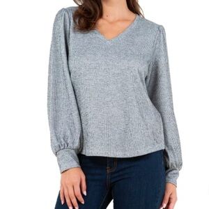 FEVER Ladies’ Ribbed Long Sleeve Top